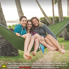 Amaca da Campeggio con Rete Zanzariera 260*140cm Amaca portatile con Zanzariera Capacità di Carico 200kg Traspirante Amaca da Esterno Nylon da Paracadute ad Asciugatura Rapida per Escursioni