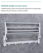 Spazio pieghevole Asciugamani in alluminio Asciugamani in alluminio Scaffale da bagno Scaffale da bagno Asciugamani da bagno Asciugamani con scaffale portasciugamani Bagno portasciugamani da bagno