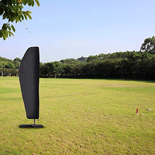Hyindoor 280cm Tessuto Oxford 420D con Copertura per ombrellone con Cerniera Lampo, ombrellone da Giardino Impermeabile, UV e Antivento（Misura 9-13 Pollici）