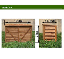 XLLLL Starplast Bike Storage Box Durevole in Legno Massello Naturale Semplici Armadi per Esterni A Prova di Pioggia Ventilato Armadietto per Armadi in Legno Anticorrosivo in Legno