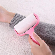 LLQM Dispositivo per Capelli appiccicosi, Carta per Polvere appiccicosa con Rullo strappabile, Dispositivo per Capelli appiccicosi con Spazzola a Rullo, Spazzola per Capelli appiccicosi