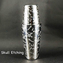 YLJB Strumenti per La Preparazione di Cocktail Set da Bar A Barista Cocktail Cocktail del Cocktail Skull Set: Teschio Ponderato Boston Shakers Skull SillerStrainer per Compleanno Portatile