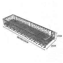 PZW Semplice e Creativo Portabottiglie da Parete in Metallo Arte Del Ferro Scaffale da Parete Scaffale per Vino Retrò Calici Portabicchieri Scaffale Decorativo da Parete120 × 25 × 17 centimetri