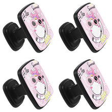 Ragazza unicorno Pomelli per Porta Set di 4 Pomelli per Mobili Manopole per Cassetti Cucina Armadio Vetro