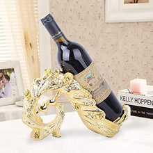 SEHNL Wine Scaffale Europa Cuore Wine Rack Resina Vino Holder Storage Rack Miniature Crafts Kitchen Cabinet Decorazione della Decorazione della casa del Regalo degli Accessori Vino Mensola Supporto