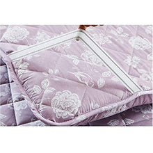HKX Tappetino coprimaterasso Futon Spine Care, dormitorio Singolo o Matrimoniale [Antracite] -B 150x200cm (59x79 Pollici)