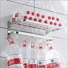 Portasciugamani, portasciugamani fustellati, portasciugamani in Acciaio Inox, portasciugamani Pieghevoli, portasciugamani a Doppia Parete, cucine Bagno - 50 cm