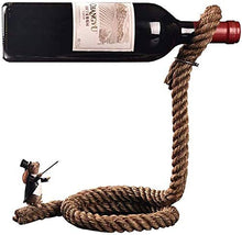 RJJBYY Wine Rack Una Semplice Corda Bagagli Creativo Mago Rack personalità Semplice Stile Europeo e Americano Crafts Home Decoration Multiuso Decorativo