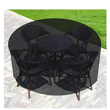 HPPSLT Impermeabile Telo Copertura per Giardino - Mobili Rotondi da Esterno Copriradio Tondo in Tessuto Oxford 210D-230x90 cm