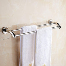 Aothpher Parete 304 in acciaio inox a doppia Bagno Portasciugamani, finitura cromata 40 centimetri