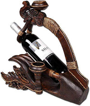 LHQ-HQ Wine Rack creativi Mestieri Scultura in Legno Bergamotto Wine Rack Home Club dei Mestieri creativi