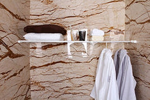 AEVEL telescopico Storage Rack-Kithchen, per armadi, Bagno, Caddy, Guardaroba, armadi, Scomparto Raccogliere Prop-Scaffale Estensibile Regolabile 56-95 cm Bianco