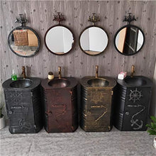 F-HOME Lavabo, Creativo personalità Lavabi Bar Lavandino del Bagno Domestico di Stile Industriale Ristorante Dell'hotel (Colore : Silver)