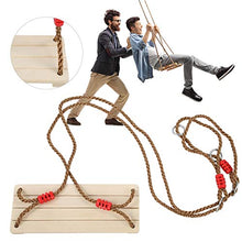 Altalena in Legno da Appendere per Esterni, Giardino Interno, Giardino, Altalena per Bambini