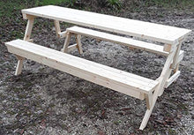 PT200 Panca tavolo in legno di abete da 6 persone dim. 200x135x78 cm prezzo € 295,00