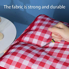 ZZXHV 2PCS Borsa a Quadri in Stoffa Oxford di Grande capacità,addensata a Prova di umidità e Muffa,finissaggio Borsa Trapunta Portatile Borsa da Letto Pieghevole con Cerniera