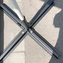HZK 3m Patio 8 Costole Giardino Ombrello Esterno dello Schermo di Sun Cafe Party Store Beach Tabella Mercato all'aperto Ombrello con manovella di Sollevamento WDDT (Color : Green)