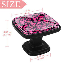 Cuore rosa 4 PCS Pomelli per Porta, Pomolo per Mobile, Pomelli per Mobili con Viti, Maniglia per Armadietto, Pomelli per Porta, Pomelli per Cassetti per Porta, Armadio, Cassetto e Credenza