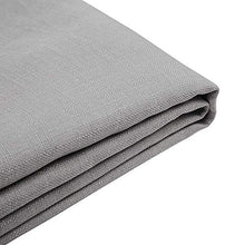 Beliani Fodera per Letto in Tessuto Grigio Chiaro Poliestere Lavabile 180 x 200 cm FITOU