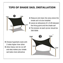 Vela Rettangolare Ombreggiante Ombreggiante Tenda A Metri Protezione Raggi Uv Per Esterni Vela Quadrata Impermeabile E Resistente Per Terrazza Campeggio Giardino ( Color : Sand , Dimensione : 3.5x5m )