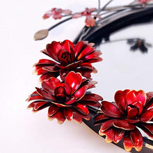 Moolo Specchio per Il Trucco Specchio da Parete Shabby Chic Ovale, Specchio da Parete in Ferro Battuto Specchio Creativo per la Decorazione Domestica