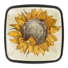 fiore in stile retrò 4 PCS Pomelli per Porta, Pomolo per Mobile, Pomelli per Mobili con Viti, Maniglia per Armadietto, Pomelli per Porta, Pomelli per Cassetti per Porta, Armadio, Cassetto e Credenza