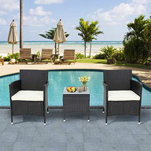 WYLZLIY-Home Set Mobili da Giardino Set Mobili da Esterno Confortevole Mobili da Giardino Set in Rattan di Alta qualità Set di Vimini Set Mobili per Esterni Rimovibili con 2 Sedie E Tavolino da caffè