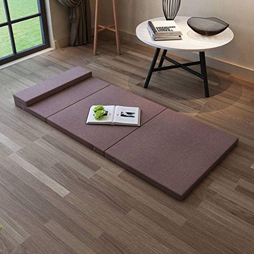 Bove Portatile Materasso Pieghevole, Tatami Tradizionale Japanese Materasso Futon Schiuma Comfort Topper con Lavabile Antipolvere della Copertura-A-150x200cm(59x79inch)