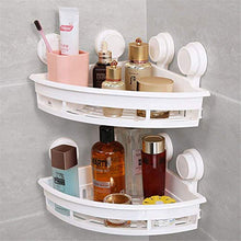 Zzaoxin Mensola del Bagno Portaoggetti angolare per Doccia con Ventosa, mensola per Vasca angolare, Organizer per Il Bagno, per Cucina e Bagno