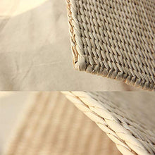 Qianqingkun Cuscino futon in Paglia, Tappetino da Meditazione, Tappetino per finestre, Cuscino da Gioco Quadrato in Paglia, Tappetino futon