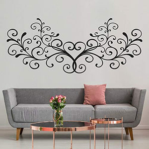 T-MK310 - Adesivi per testiera del letto, 57 x 140 cm, colore: Nero