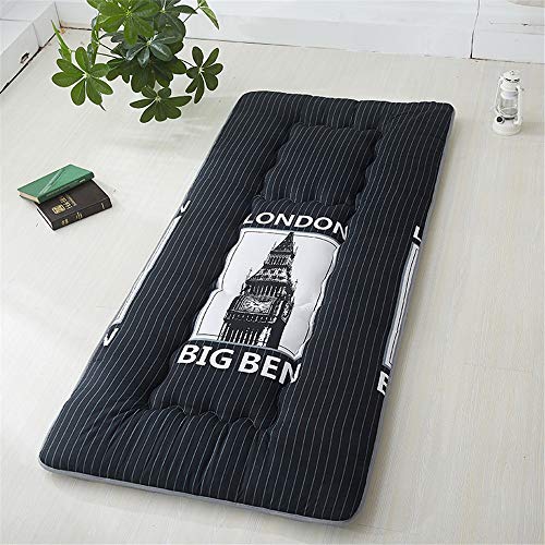 Materasso pieghevole Pieghevole Student materasso portatile addensare pad tatami tappetino futon giapponese morbida Dormitorio Pad for Home Campeggio 4 centimetri di spessore materasso pieghevole Pad