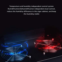 Umidificatori Humidor Armadio for Sigari A Temperatura Costante Piccolo Mini Armadietto for Sigari Domestico Umidificatore Umidificatore da Interno con Temperatura E umidità Costanti E Negative