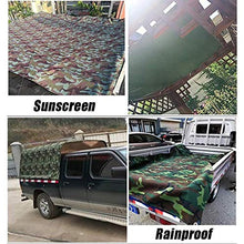 MTYLX Outdoor Multifunzionale Incatramata, Camo Extra Large Heavy Duty Impermeabile con la Copertura Occhielli Esterni Casa Antipoere - 450G / M²,5Mx5M,5Mx5M