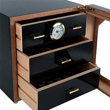Adminitto88 Armadio per Humidor Scatola di Sigari Cedro in Legno di Grande capacità in Acciaio Verniciato A 3 Strati Termostato per Sigari Scatola per Sigari Scatola per Sigari