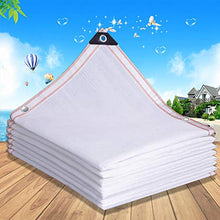 Bianco Esterna dello Schermo di Sun Canopy Copertina, 75% Panno per Protezione UV con Occhielli, Ottimo per Giardino sul Prato, Leggero (Size : 4X8m)