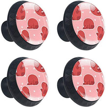 Cucciolo Coccolone Pomelli per Porta Set di 4 Pomelli per Mobili Manopole per Cassetti Cucina Armadio Vetro