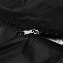 Coprisedia a dondolo nero, realizzato in tessuto Oxford 210d, protegge dalla polvere, stringe il coperchio per mobili da esterni