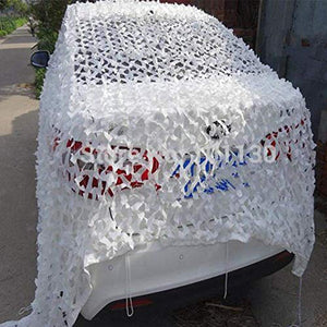 AWCPP Patterning Camo Reticolare Net Bianco Netting White Netting | Oxford Book Tenda Documento Army Blind Hidden Decorazione Del Partito Nascosto | Net Camo per la Decorazione Del Parasole,Bianca,2