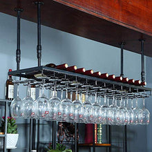 Nfudishpu Portabottiglie, Materiale in Ferro battuto, Porta Bicchiere Vino Europeo e portabottiglie Appendere Creativo l'archiviazione Domestica