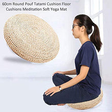 AYCYNI Cuscino da Pavimento Tatami, Stile Giapponese Traspirante Traspirante Traspirante Rotondo futon futon futon futon Vela Navigazione dial 23.62 Pollici, Tazza di Mais,Moodle.
