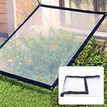 Telo impermeabile, esterni trasparente 2x3m, telo di plastica per esterni per tende da sole, panno impermeabile con isolamento in PE trasparente, durevole, resistente alla polvere, invecchiamento