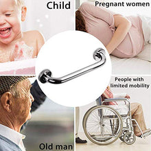 BESTZY Maniglione Bagno Acciaio Inossidabile Maniglione Doccia per Pareti Vasca Sicurezza per Disabili Anziani Gravida Bambini e Persone con Mobilità Ridotta （30cm）