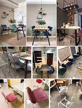 Sedia Pranzo Moderna Senza braccioli con Comodo Schienale per sgabelli Alti Cucina/Pub Gambe in Metallo Dorato | Arredamento Moderno per la casa per Il Tempo Libero | Altezza SED