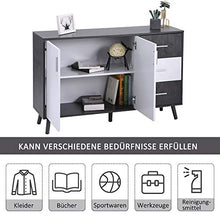Q-HL Comodino Armadio di Stoccaggio Credenza Armadio Multiuso per Soggiorno, Camera da Letto, Corridoio Bianco E Grigio