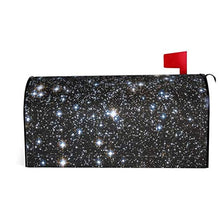 Cover magnetica per cassetta postale con glitter stampati, non veri glitter, per giardino, cortile, dimensioni standard, 53 x 45 cm