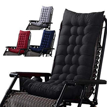 lem - Cuscino spesso per sedia a sdraio, per mobili da giardino, patio, soggiorno (Sedia non inclusa), Tessuto, Vino rosso, Type_A