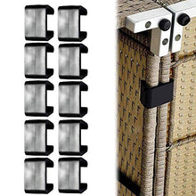 Sedie Clip Outdoor Furniture Patio Wicker clip Patio Mobili clip di plastica Divano Connect Clamps per Mobili da giardino del sofà 5.25Cm 10pz