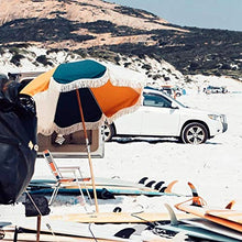 HH- Ombrelloni Ombrellone da Giardino Ø 1,8 M con Ombrellone da Spiaggia E Ombrellone Ombrellone da Esterno con Nappina, Protezione Solare UV50 +