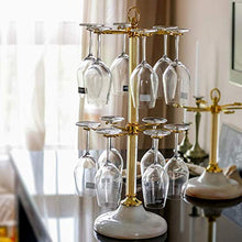 Creativa Calice Coppa del Vino Rosso Holder 2 Strati Europea Rotary Freestanding Bancone Banchetti Wine Glass Rack di stoccaggio Rack yqaae